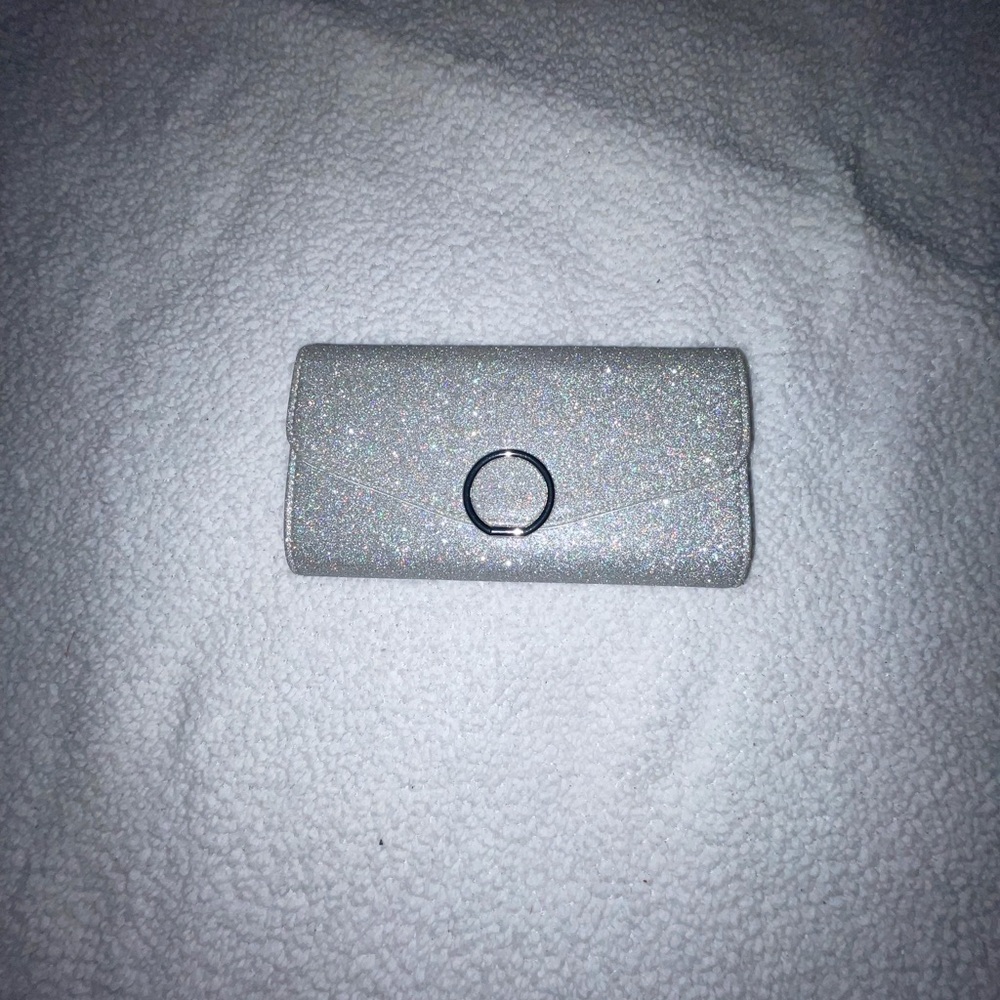 Sparkling Silver Clutch/ Purse